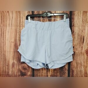 Apana Light Blue Women's Athletic Shorts Size Large!